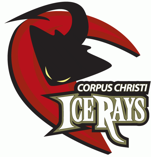 corpus christi icerays 2010-pres primary logo iron on transfers for T-shirts